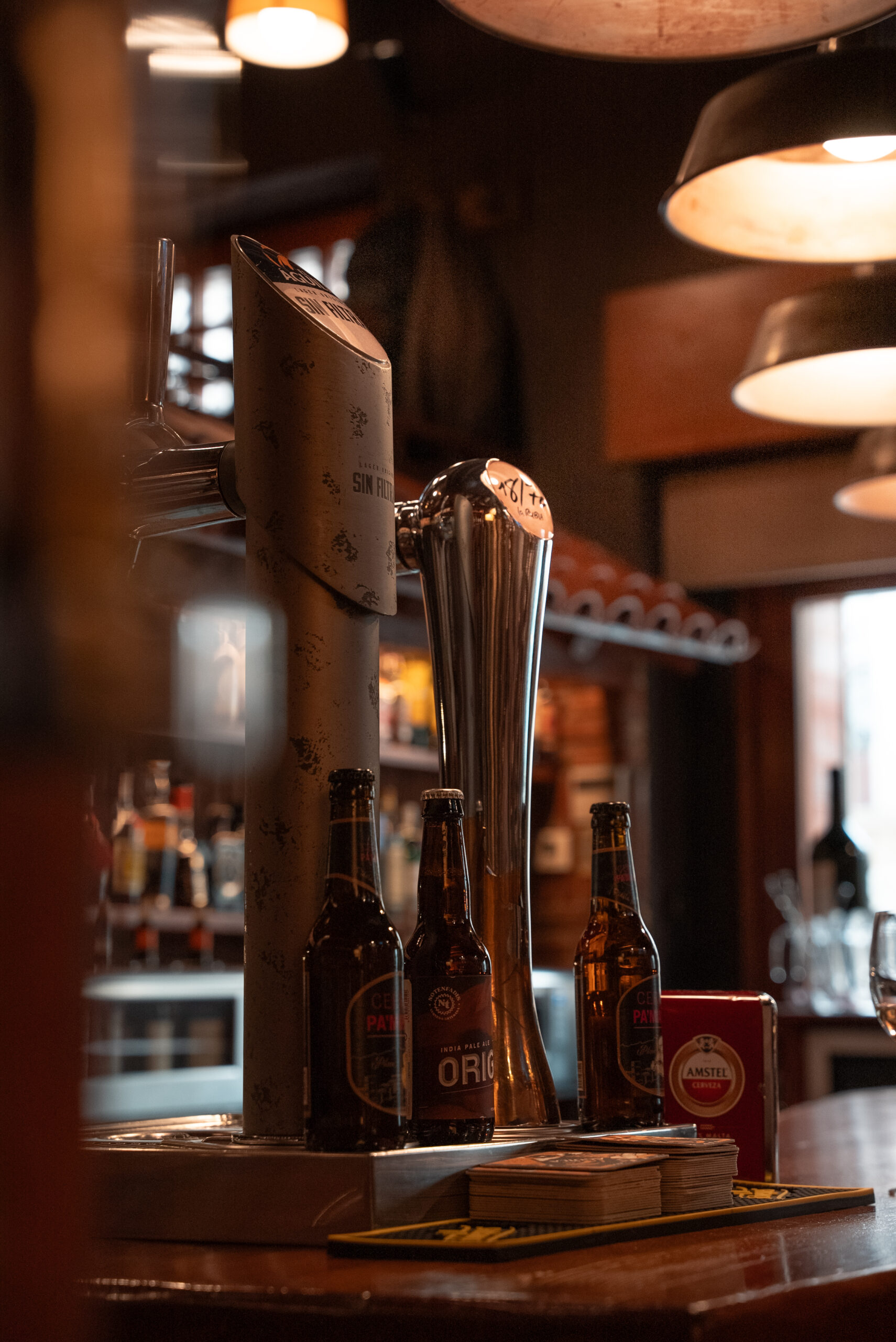 tiradores de cerveza